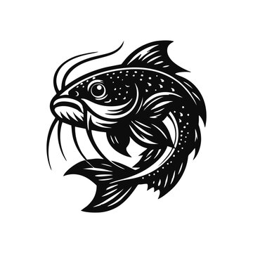 recommend clip art: Catfish logo design inspirations