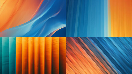 a blue and orange  gradient background