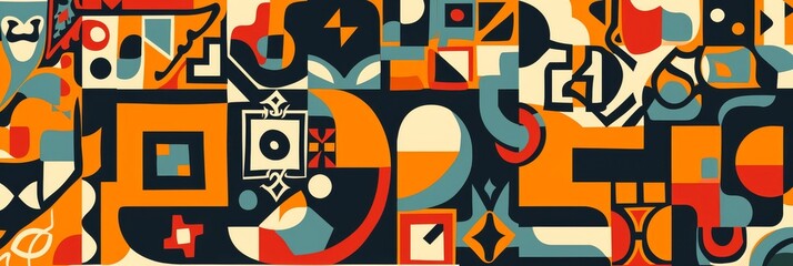 Abstract background featuring traditional Jordanian motifs, such as Arabic ornaments