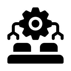 conveyor glyph icon