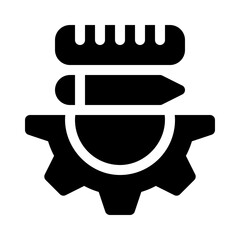 design tools glyph icon