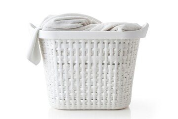 Laundry Basket isolated on white background