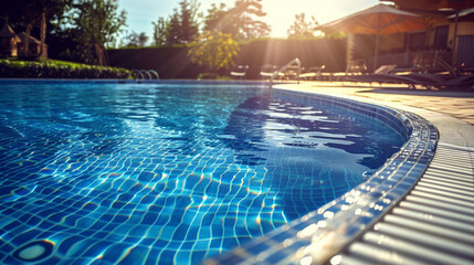 swimming pool in the hotel
