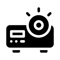 projector glyph icon