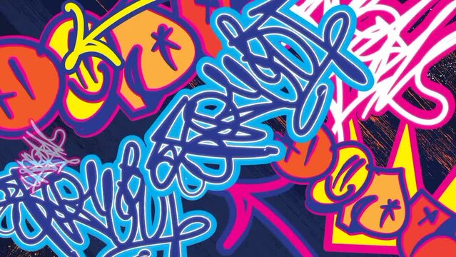 graffiti motion loopable for your backgroud text