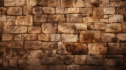 A photo of a weathered stone wall ancient ruins backdrop
