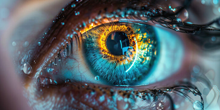 Ophthalmic Disorders The blurred Vision and Eye pain of optic Nerve and Iris. Eyeball.