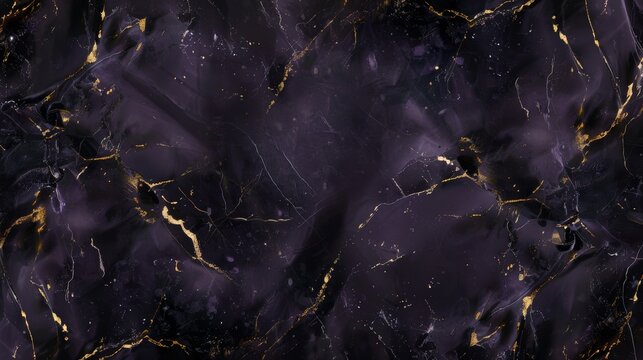 Black marble luxury, light purple with gold streaks, full focus, website background, design template 