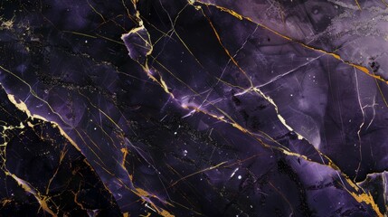 Black marble luxury, light purple with gold streaks, full focus, website background, design template 