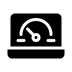 performance glyph icon