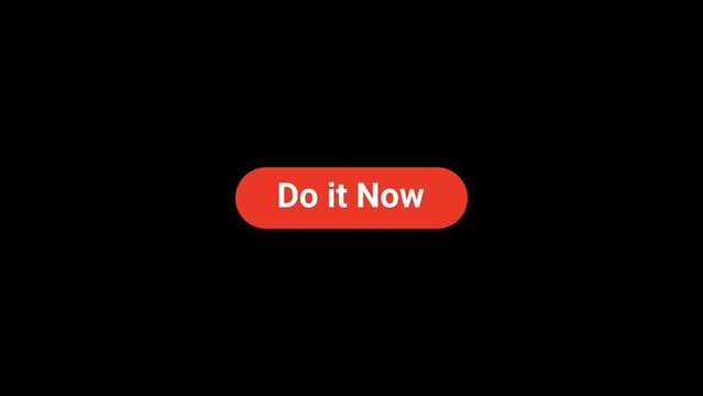 Do it now Button Hand Cursor Clicking Animation