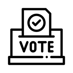 vote line icon