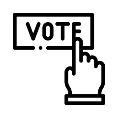 vote line icon