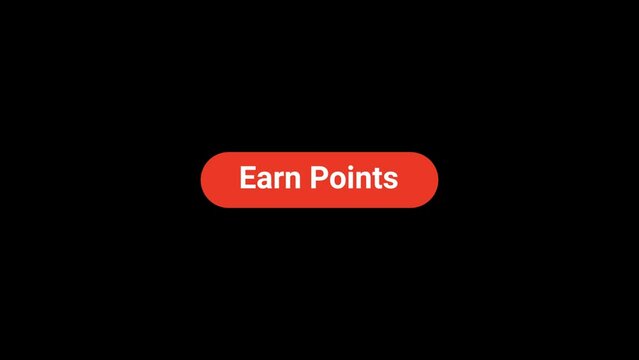 Earn Points Button Hand Cursor Clicking Animation