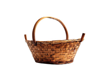 PNG, Front view of Basket - Generative AI