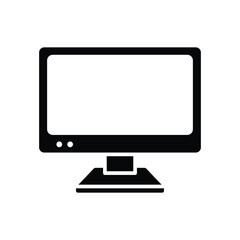 monitor icon vector design template simple and clean