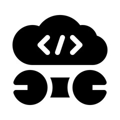 repair tools glyph icon