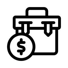 briefcase line icon