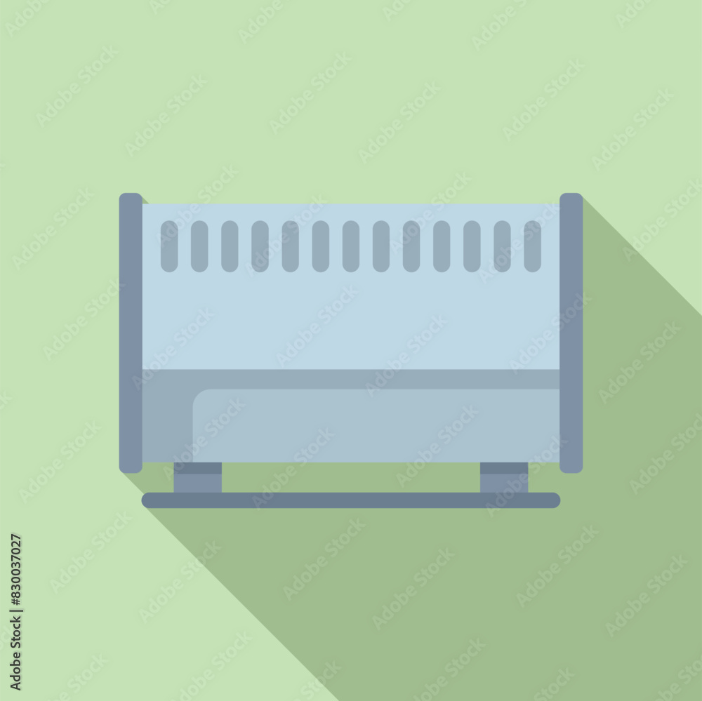 Aufkleber simple flat design icon representing a data server or a network equipment rack