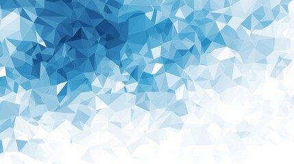 Obraz premium blue and white colors, vector illustration of a low poly background, a lowpoly geometric texture, and a polygonal pattern, flat design 