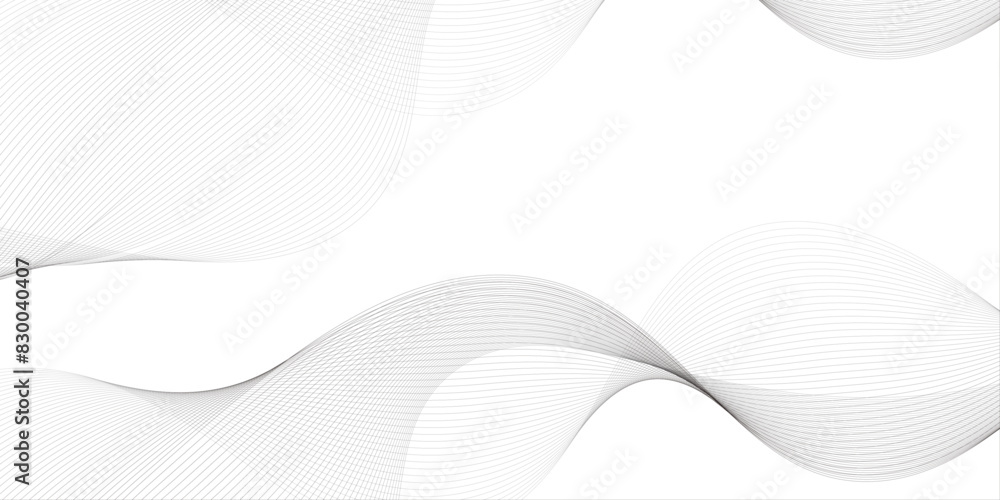 Poster gray and white abstract background with flowing particles. digital future technology concept.abstrac