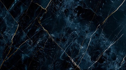 Black marble luxury, light blue with gold streaks, full focus, website background, design template