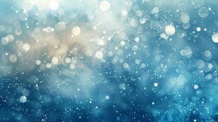 Obraz premium Abstract icy wallpaper featuring smooth gradients muted blue and silver hues and light sparkles backdrop