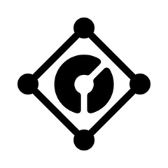 diagram glyph icon