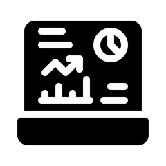 laptop glyph icon