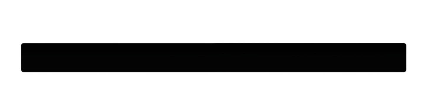 A solid black horizontal rectangle bar