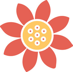 Sunflower Vector Icon