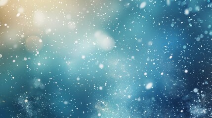 Obraz premium Winter wallpaper with smooth gradients crystalline patterns and twinkling stars backdrop