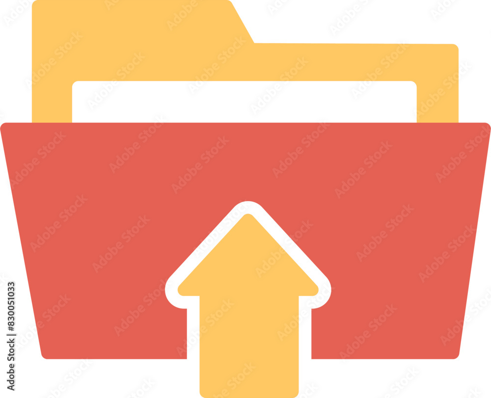 Poster upload vector icon