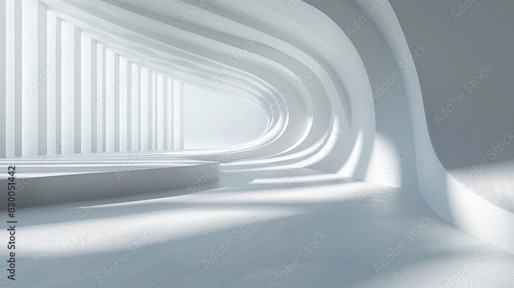 Poster minimalist backgrounds sleek element: a 3d copy space background featuring sleek elements