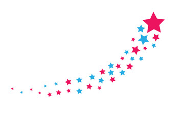 Stars clip art sparkles effect vector Illustration