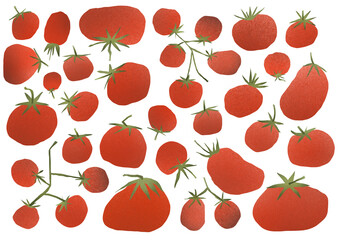 seamless pattern with tomatooooooo