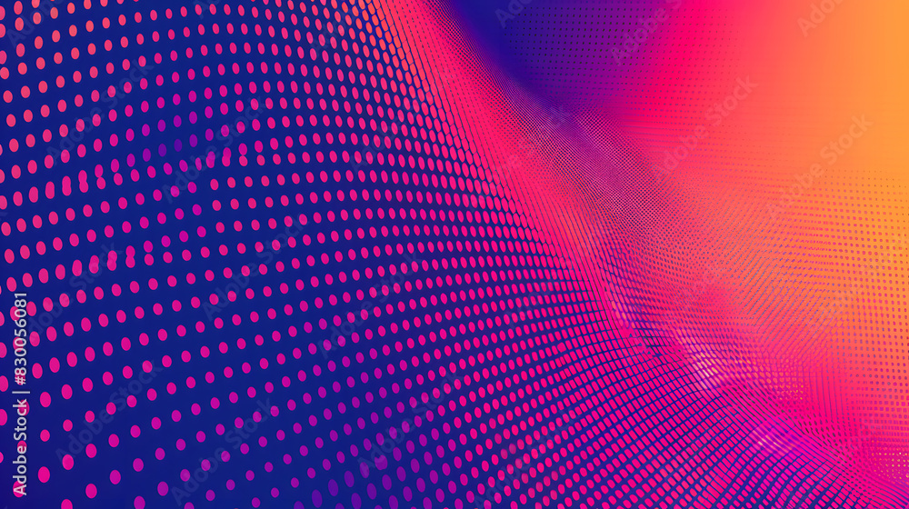 Aufkleber vector halftone gradient effect. vibrant abstract background gradient background. generative ai.