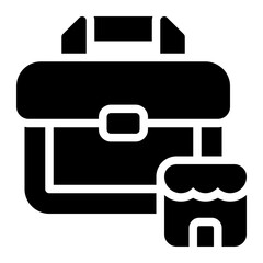 portfolio glyph icon