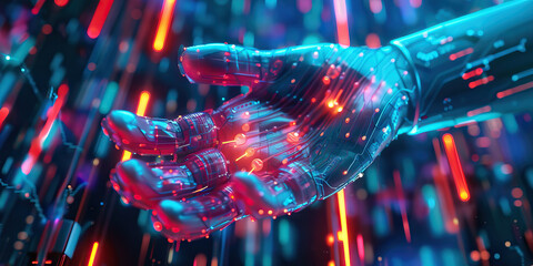 Tingling Fingers: The Pins and Needles Sensation of Nerve Compression - Visualize a scene where fingers tingle with a pins and needles sensation, possibly indicating nerve compression or injury.