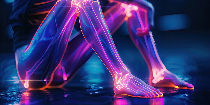 Achy Joints: The Dull, Aching Pain of Joint Inflammation - Imagine a scene where joints ache with a dull, persistent pain, possibly due to arthritis or other inflammatory conditions