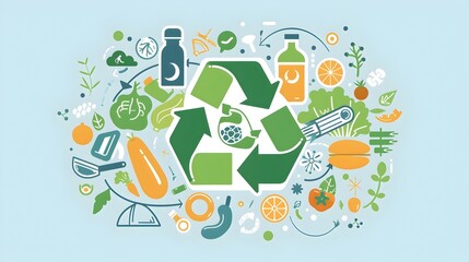 Circular Food Economy: An Interconnected of Sustainable Production and Consumption Cycles