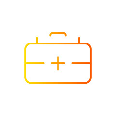 first aid kit gradient icon