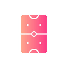 hockey pitch gradient icon