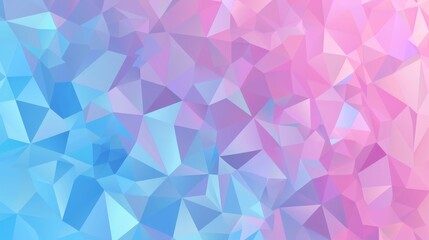 Fototapeta premium Pink and blue colors, vector illustration of a low poly background, a lowpoly geometric texture, and a polygonal pattern, flat design