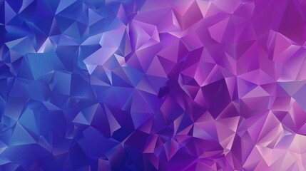 Obraz premium Purple and blue colors, vector illustration of a low poly background, a lowpoly geometric texture, and a polygonal pattern, flat design