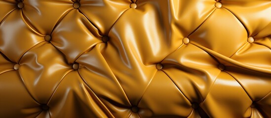 The texture of the sofa has a luxurious and elegant brown leather backrest