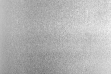 Fototapeta premium Shiny silver foil as background, top view