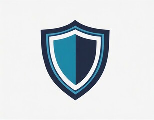shield vector icon on white background