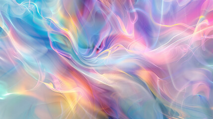 Obraz premium Abstract Pastel Fabric Waves