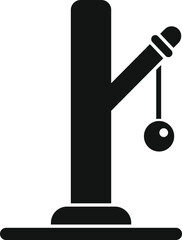 Vintage microphone icon silhouette in black and white isolated on a white background music, recording, retro, vector, symbol, radio, illustration